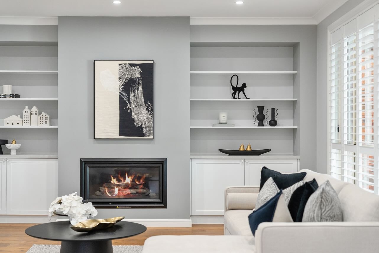 Styled On Point dining and living space prepared for a premium property campaign